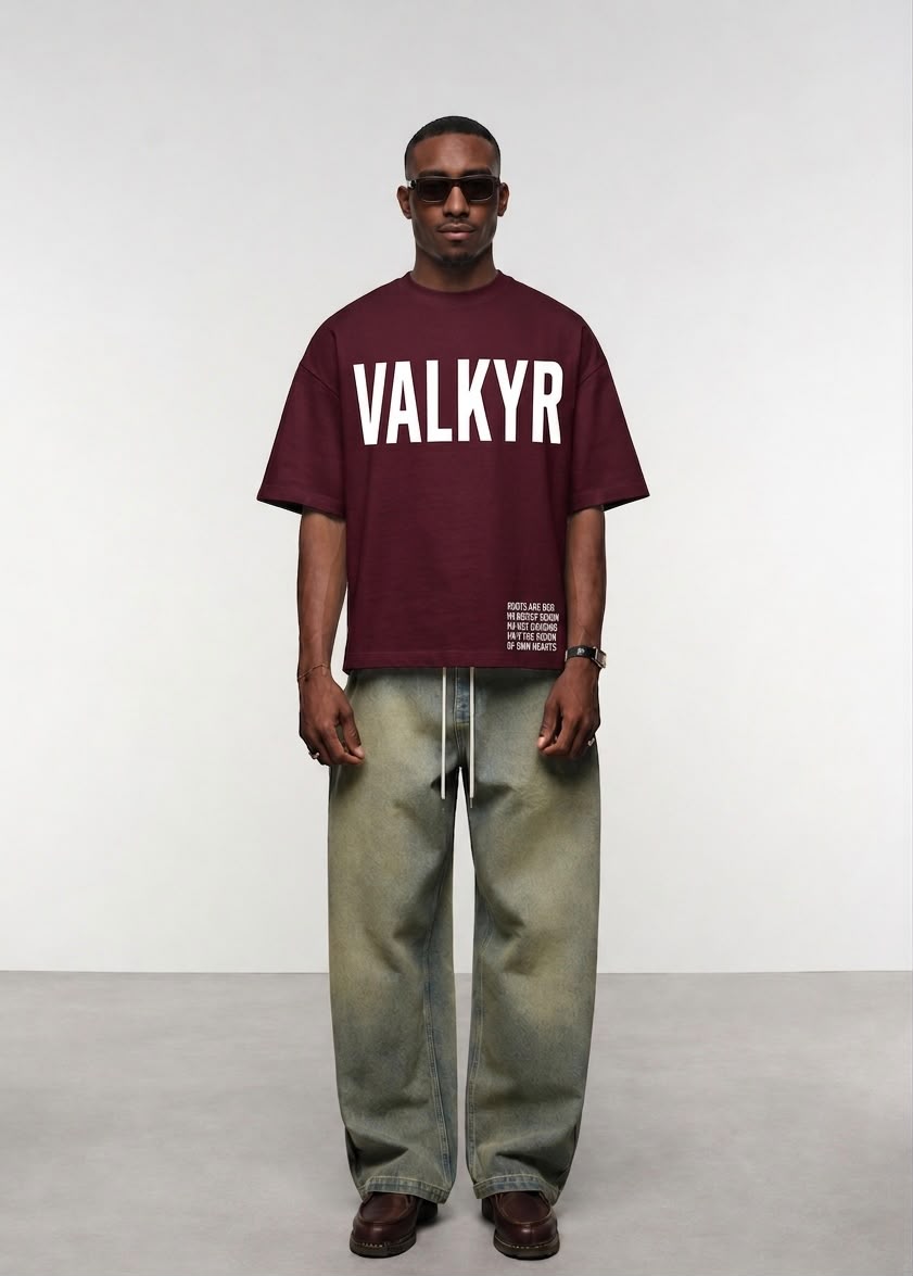 VALKYR signature boxy fit Tee